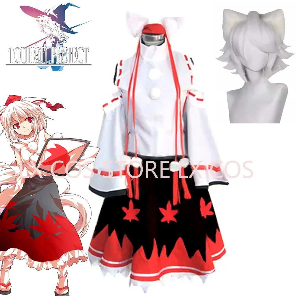 

Touhou Project Inubashiri Momiji Косплей Костюм с шапкой уши пользовательский любой размер