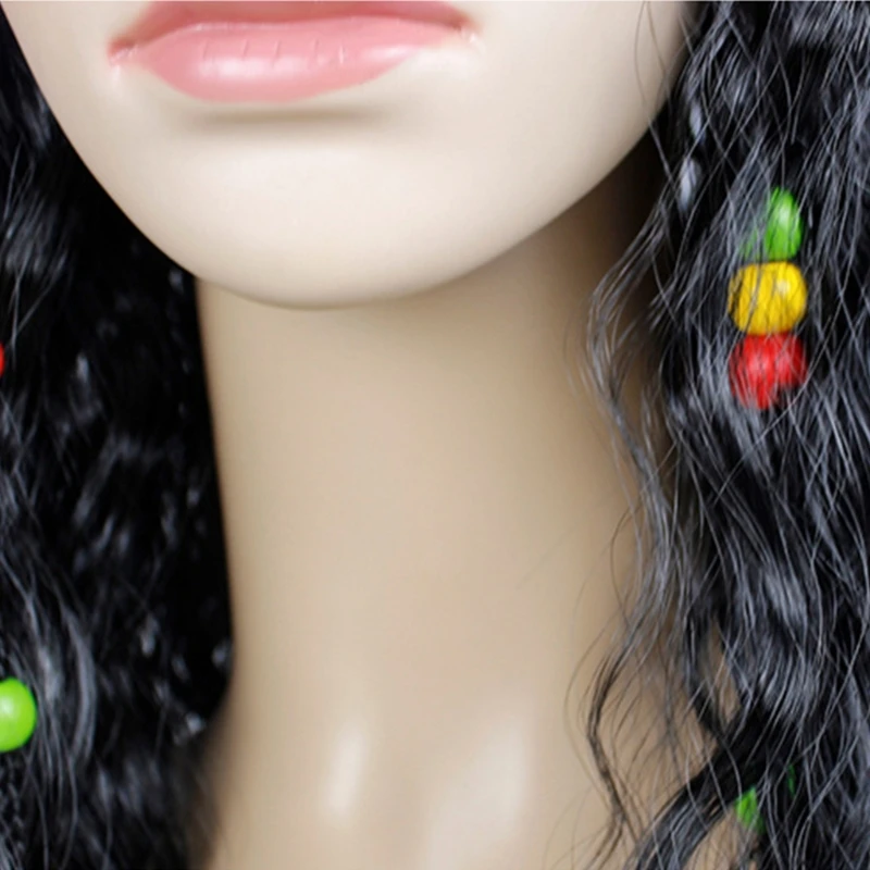 Costume Pirate d'halloween, perruque Pirate avec cache-œil, d'écharpe, accessoires Costume pour