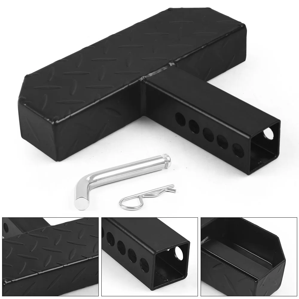 

30CM Hitch Step Anti Slip and Rust Towing Bumper Guard Hitch Steps for Cars SUV Trucks Pickups with Pin Fits 2 Inch Receivers
