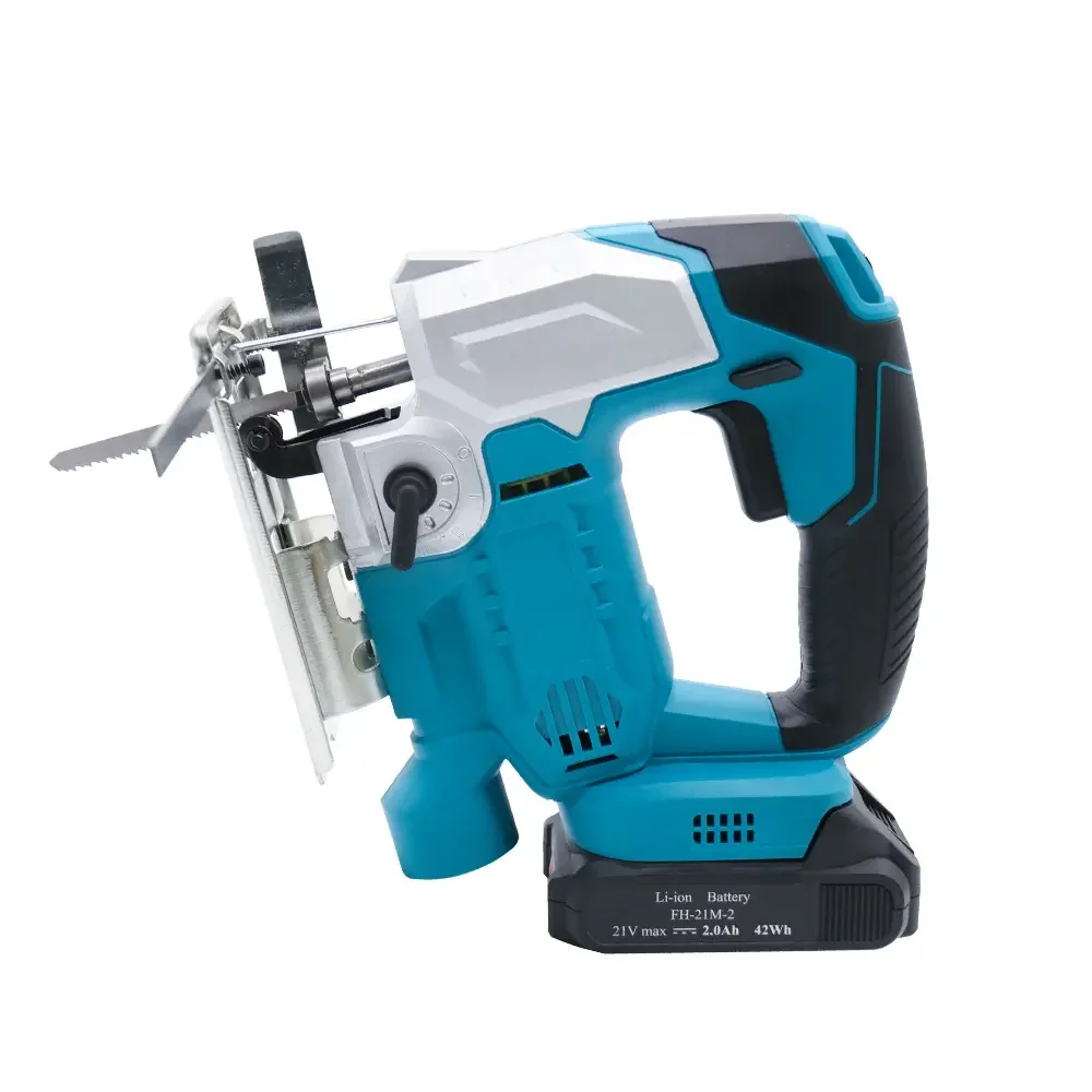 

New 21V Li-ion Battery Power Cordless Jig Saw Handheld Miter Saw for Wood Working Portable Tool for DIY USA Europe