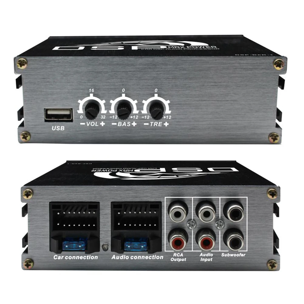 

4x50W Car DSP Digital Audio Processor Support APP Control DSP Car Power Amplifier for Car Audio Enhancement