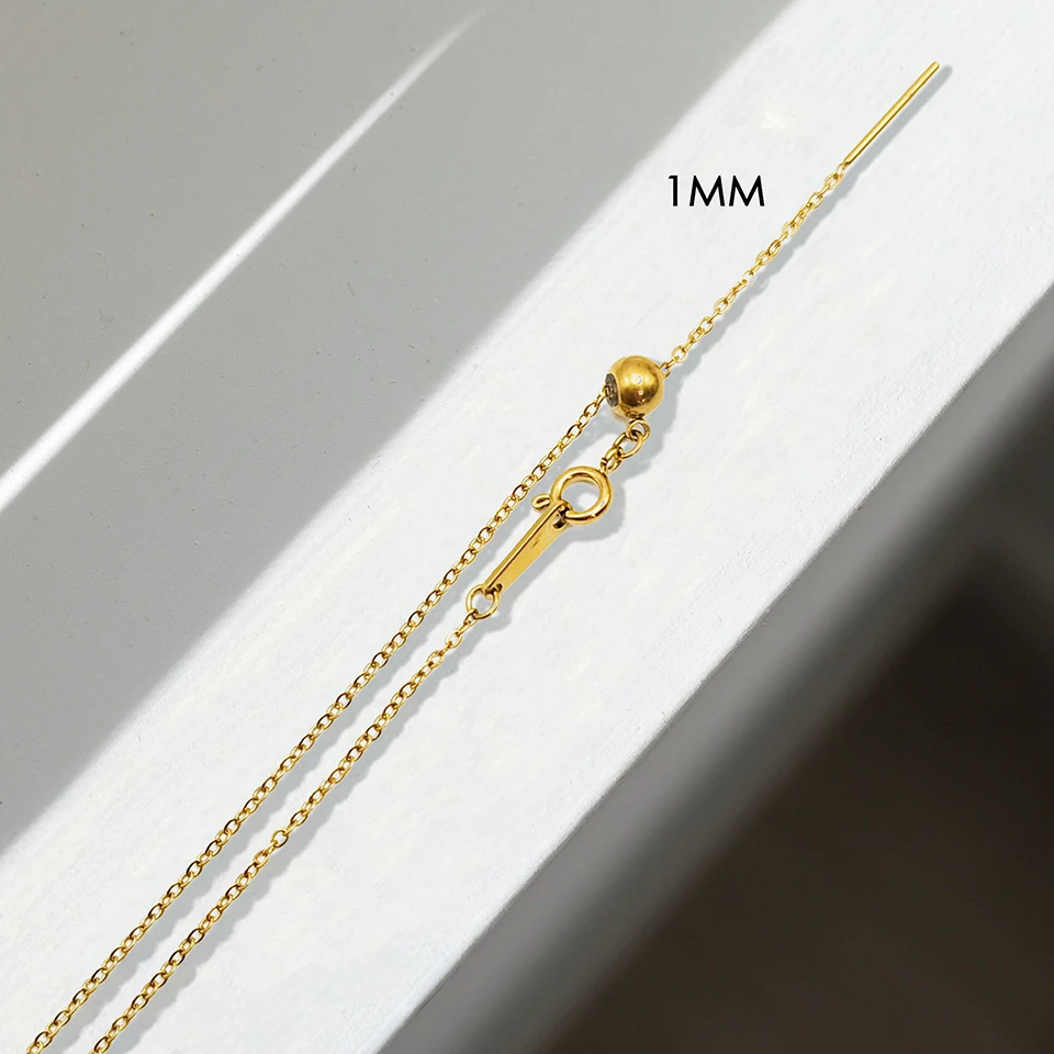 EMANCO 10 Stück Edelstahl Zarte Kettenhalskette Choker-Halsketten für Damen Modeschmuck Lange Mehrlagige Anhängerhalskette – Detail 7
