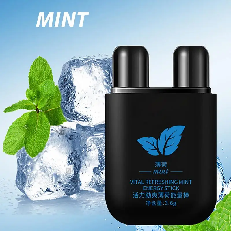 Double Hole Nasal Inhaler 2-Hole Nasal Inhaler Portable Anti-Sleep Nose Inhaler Plant Extracts Safe Nose Care Nasal Sniffer