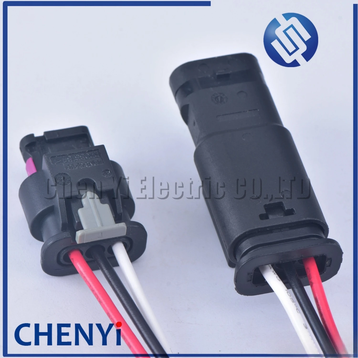 3 Pin PDC Parking Sensor Plug Connector For PASSAT A1 A3 A4 A6 A7 Q5 Q7 R8 4F0973703 1718653-1 4F0 973 703 With 15cm wire