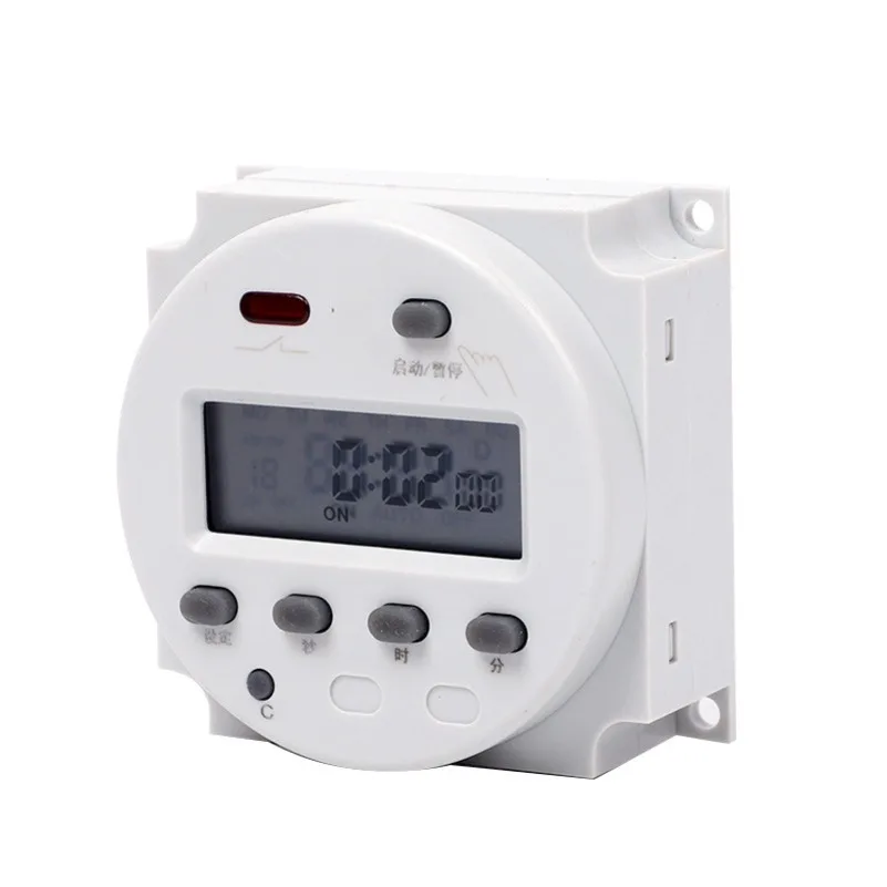 CN102A Countdown Timer Single Double Segment Auto Cycle Second Control Power Switch 12V 24V 110V 220V