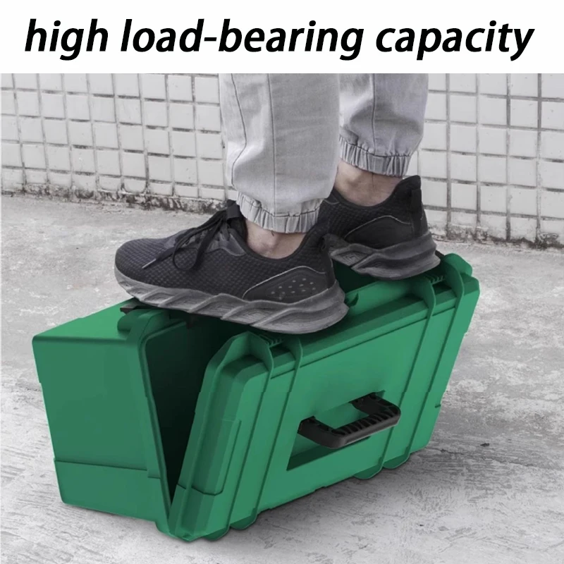 Caja de herramientas organizadora a prueba de agua, caja de herramientas con bloqueo de carcasa dura, Hardware de almacenamiento de capa, caja de herramientas para electricista, Maleta mecánica para motocicleta