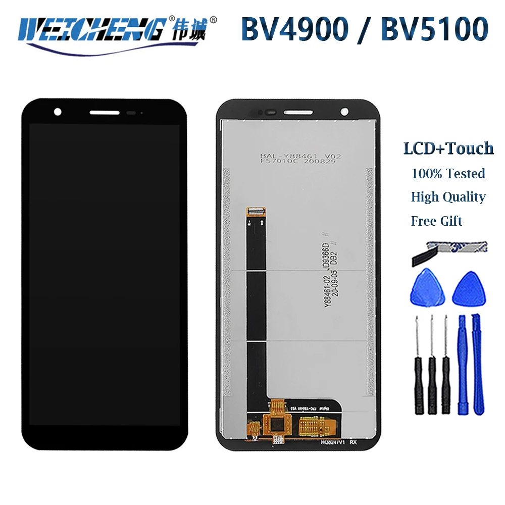 Original Tested For Blackview Bv4900 PRO LCD Touch Digitize Display Digitizer Panel Replacement Mobile Phone LCD BV5100 BV 4900S