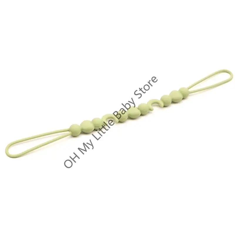 

M76C Reliable Baby Toy Holder Silicone Teether Holder Anti-lost Chain