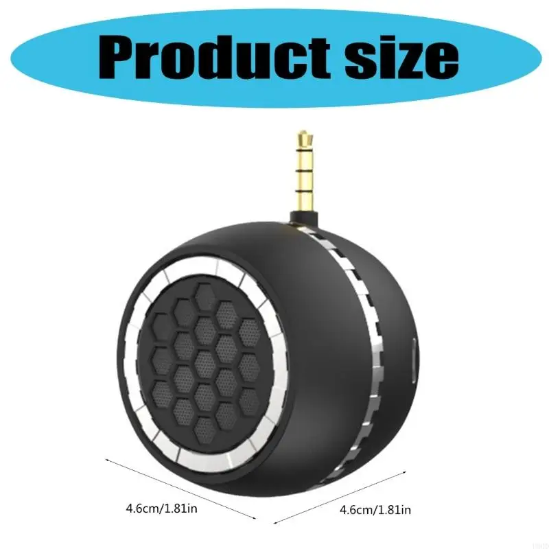 2025 Nova caixa som do mini -alto portátil Tipo C 3,5mm Plug Plug Telefone Mobile ALTEMENTE EXTERNO SEM FEIRANTE para