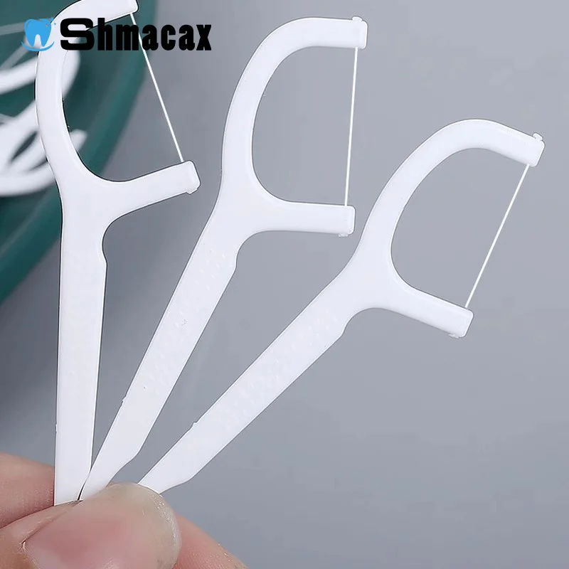 

50pcs/box Disposable Dental Floss Deep Cleaning Toothbrush Oral Care Dental Floss Picks Travel Daily Life