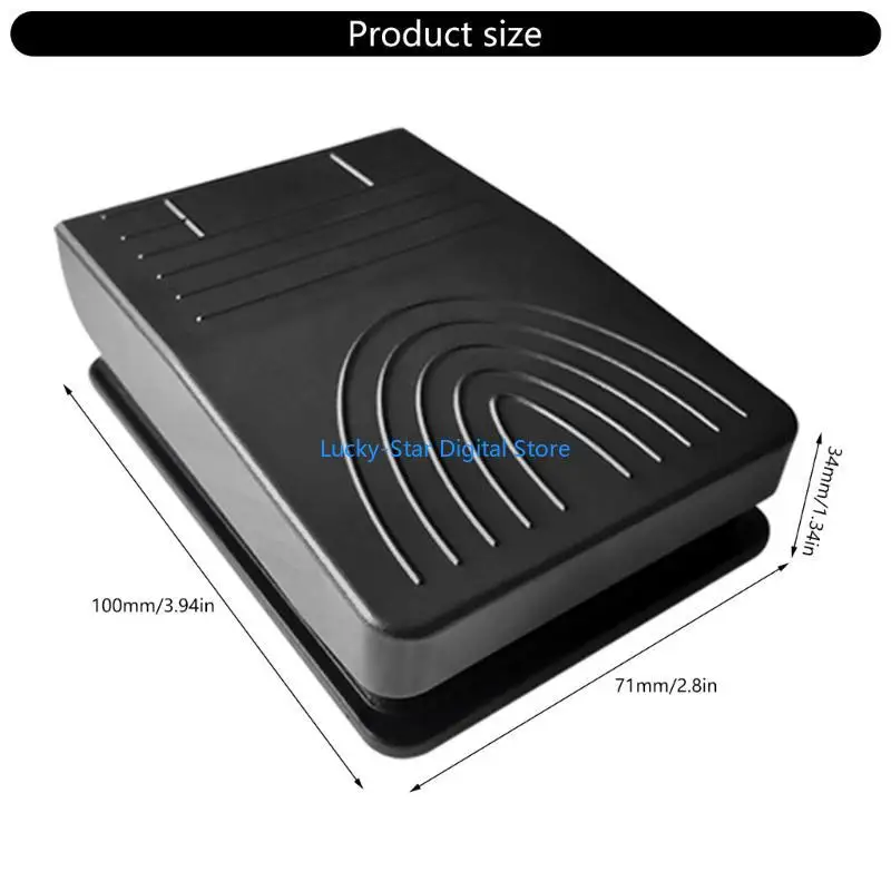 N7MC USB Foot Pedal Switching Keyboard personalizable Control del mouse Flujo trabajo eficiente