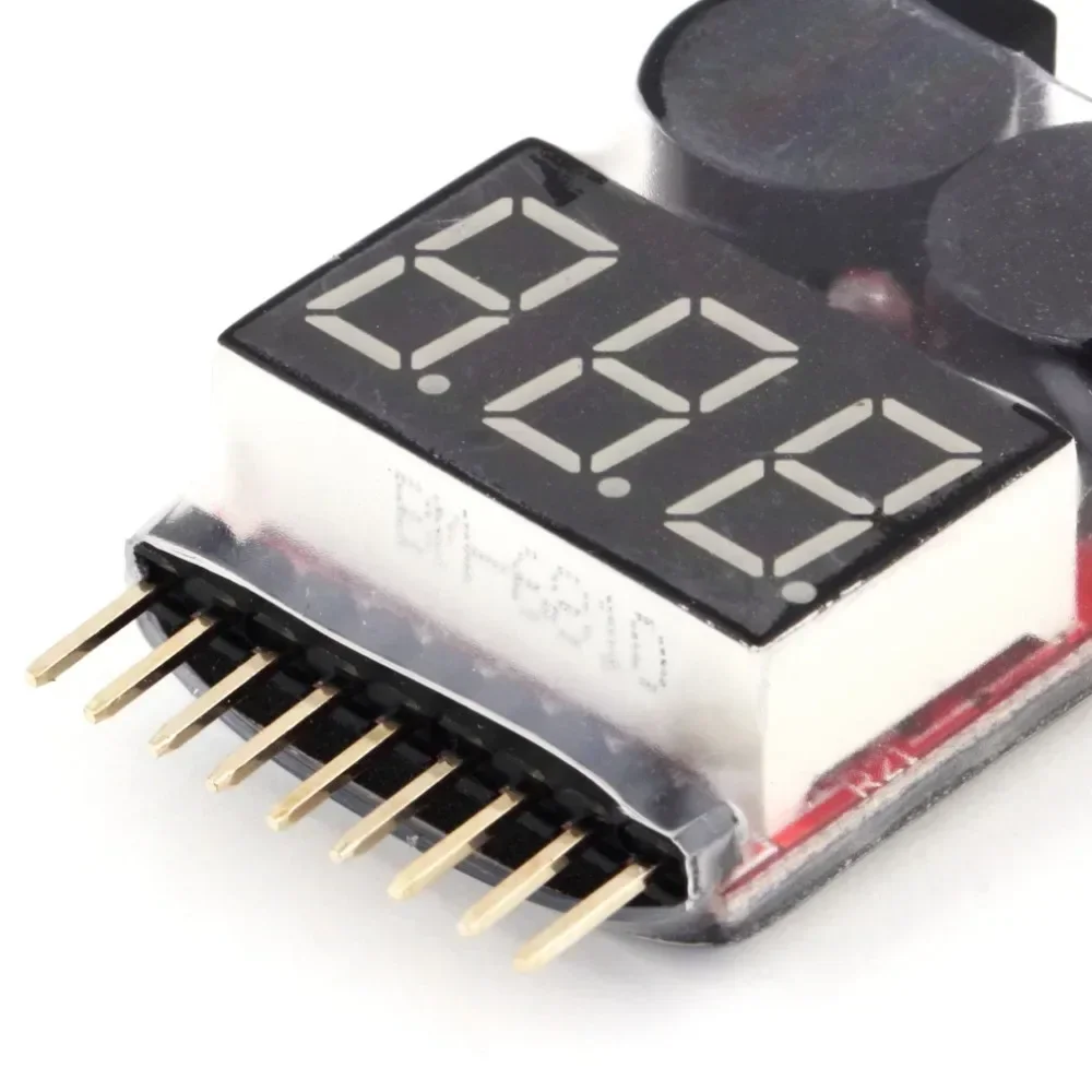 1/2/5 Uds RC voltaje pantalla batería alarma baja zumbador BX100 1S-8S medidor probador Lipo Monitor de batería para RC coche Drone helicóptero