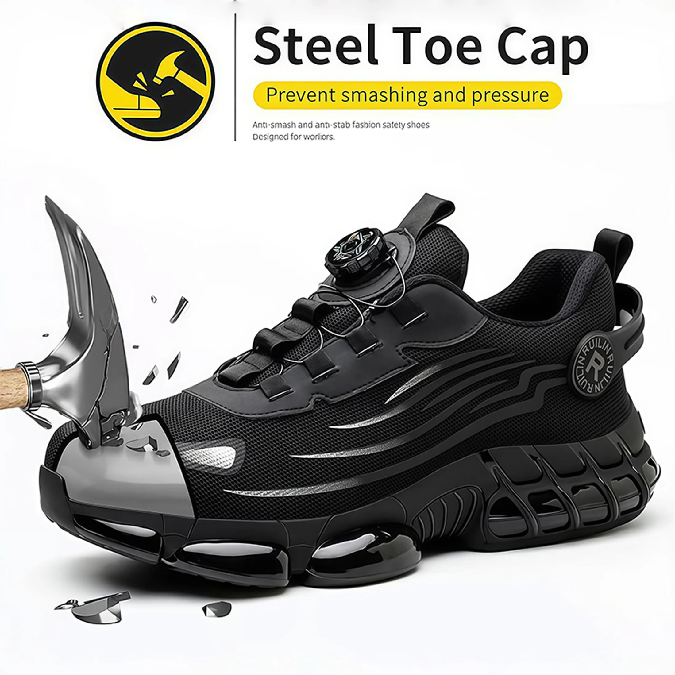 รองเท้าทำงานหัวเหล็กสำหรับผู้ช - Work Boot Steel Toe บทวิจารณ์และราคา