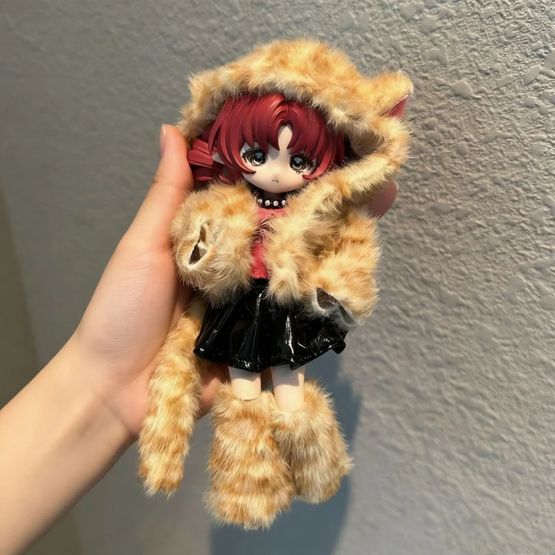 

Набор из 11 предметов одежды для плюшевых кукол: милые аксессуары для подвижных кукол, платье, шляпа, брюки, свитер, игрушка для переодевания, изысканные подарки