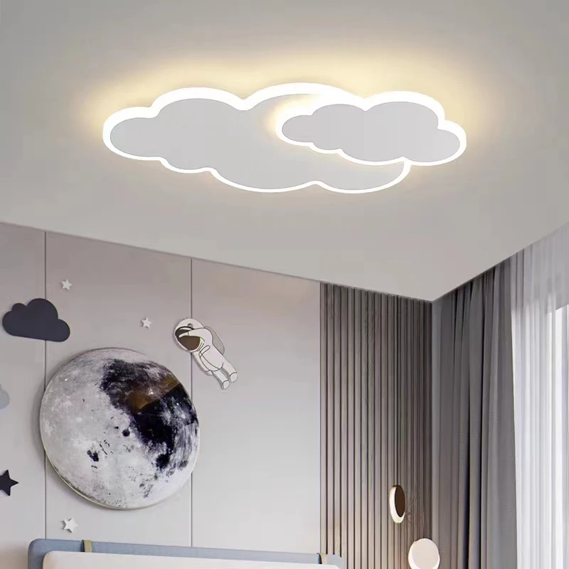 Modern Clouds LED Ceiling Lights for Living Room Bedroom Study Children Indoor LED Dimmable Ceiling Lamp Lighting AC110-220V