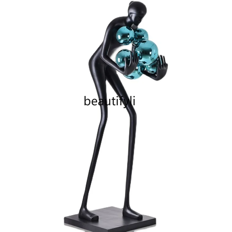 

Nordic Humanoid Art Sculpture Floor Lamp Home Exhibition Hall Showcase Floor Ornaments