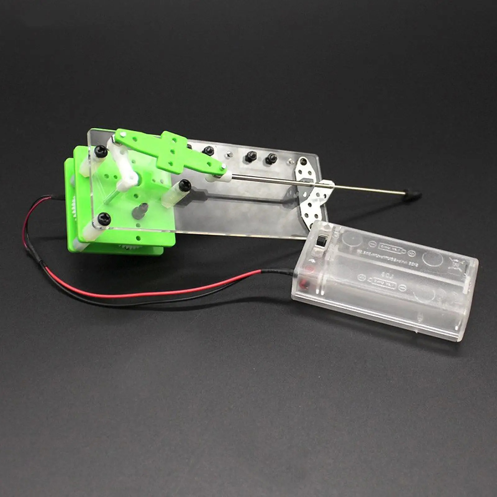 STEM Educational Toy DIY Reciprocating Motion Model Kit for Kids Physics Learning Push Rod Telescopic Motor Teaching Aid