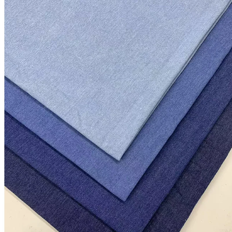 

Denim Fabric Vintage Cotton Solid Color Washed Denim For Sewing Dresses Bags Pants bags hats DIY