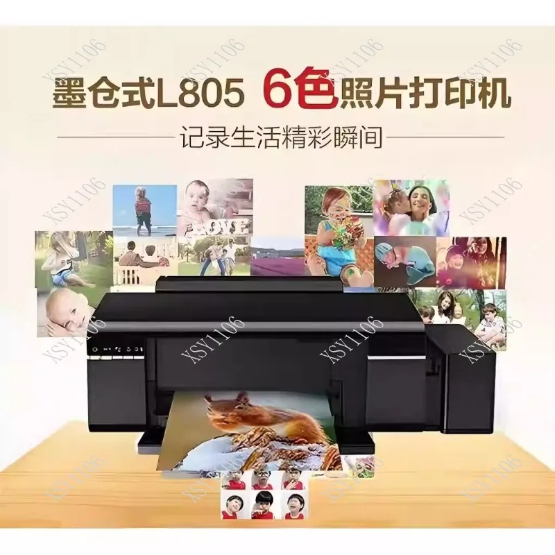 6-Color Ink Tank Photo Printer Wireless A4 Inkjet Printer for Home Office Use