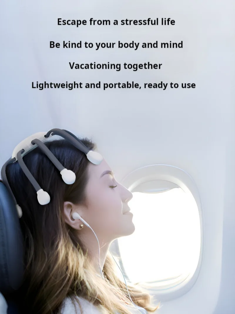 360-degree 5-dimensional head massager that effectively relaxes fatigue