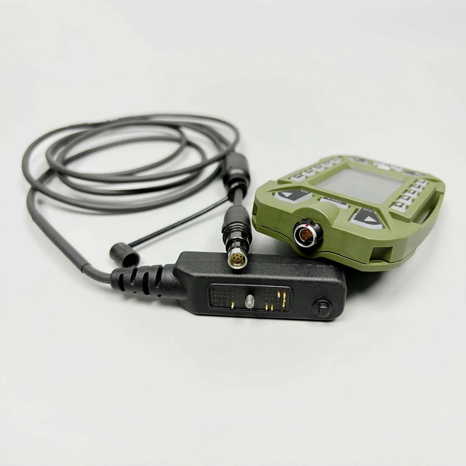 TRI AN/PRC-152 Advanced KDU Kit Three Proofing 6-Band Handheld Tactical Walkie Talkie With Keypad Display Unit KDU Controller
