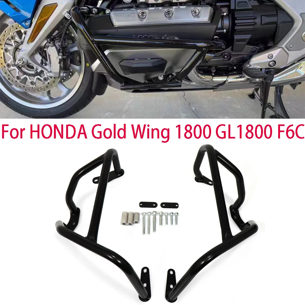 For HONDA Gold Wing 1800 CL1800 F6 2018-2024 2023 Motorcycle Engine Guard Crash Bar Frame Bumper Protector Goldwing 1800 CL 1800