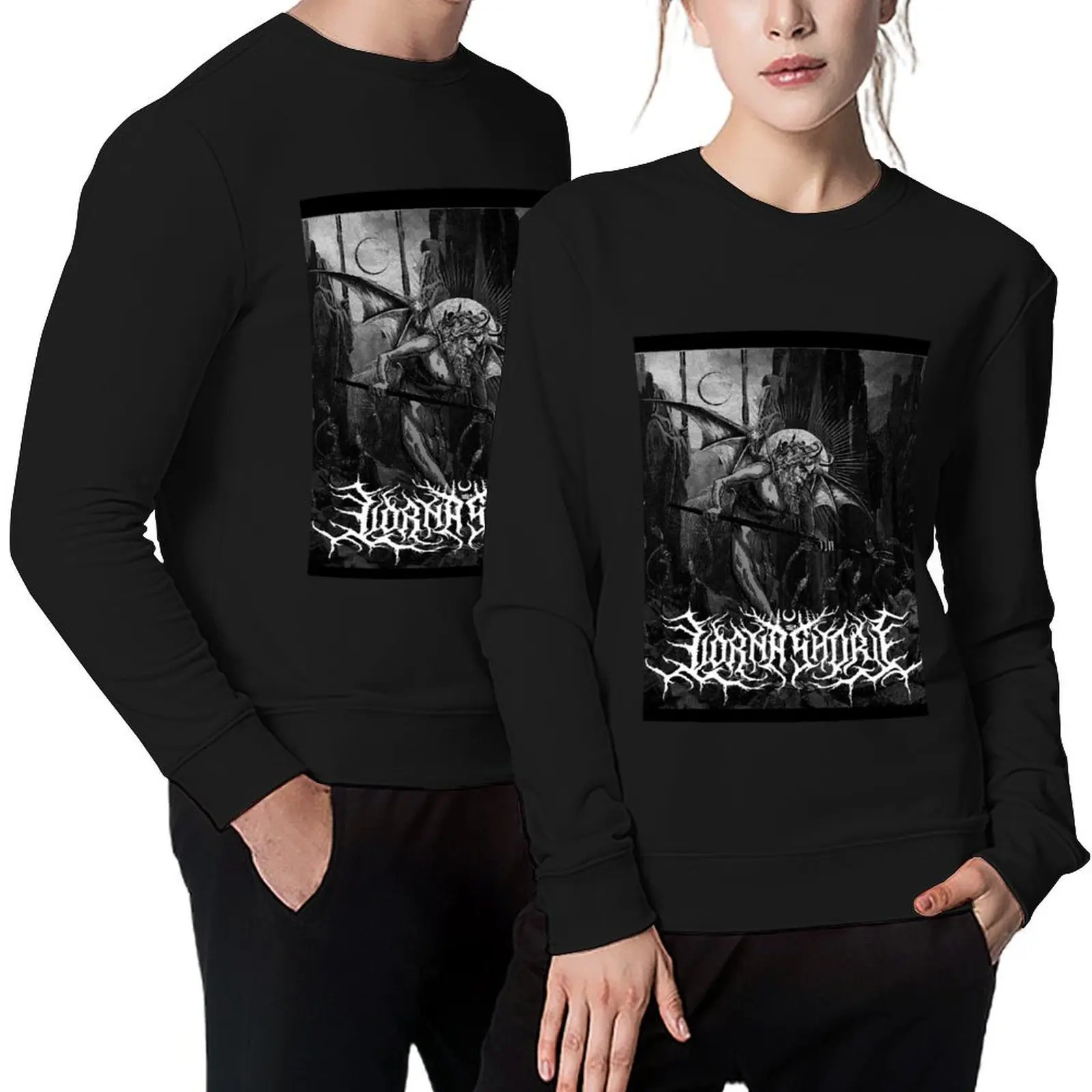 

LORNA SHORE METAL ARTWORK Graphic Pullover autumn new products men's clothing men's sweat-shirt men's sweat-shirt set pullover