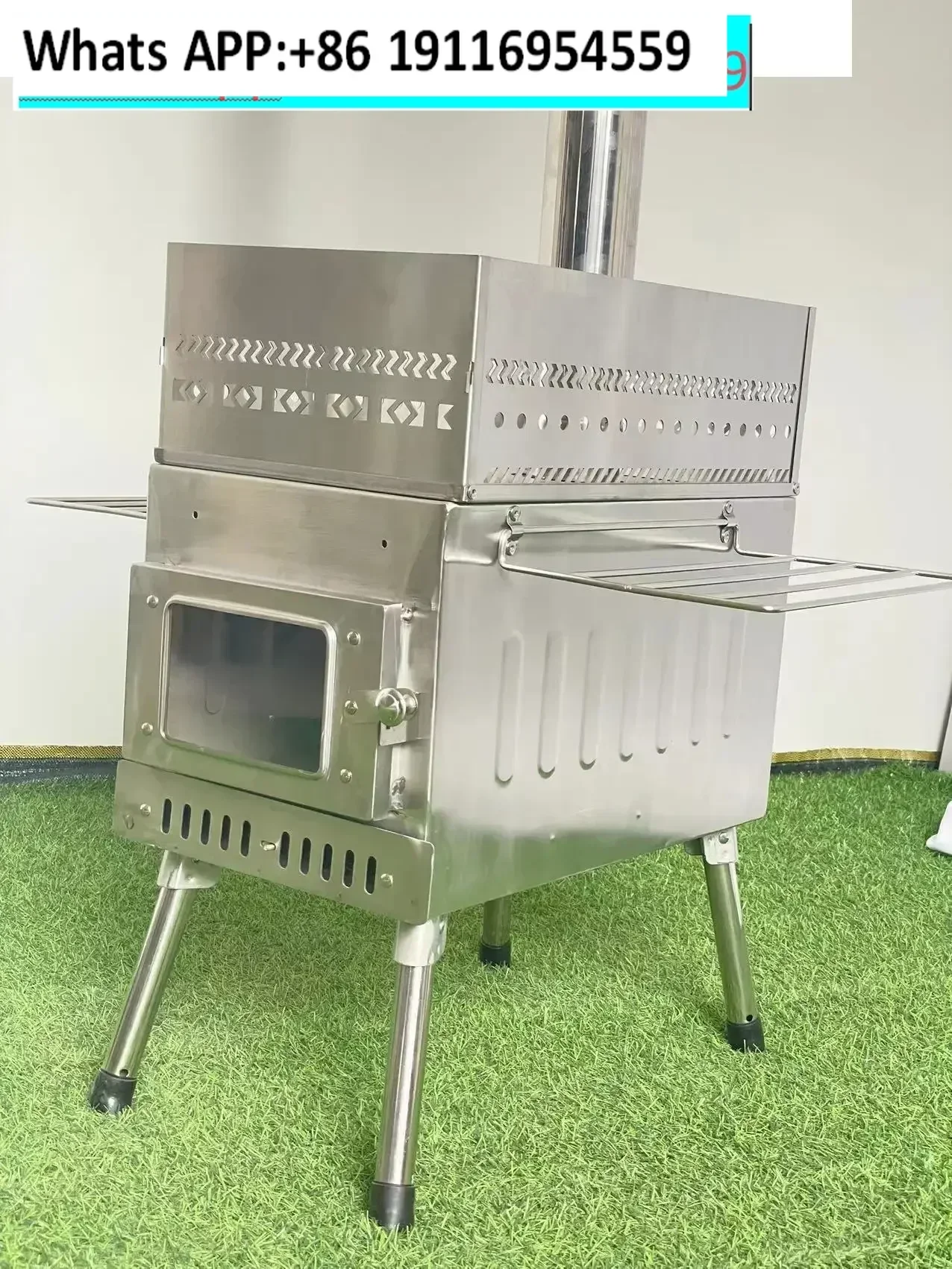 

Нержавеющая сталь Сауна Пикник Кемпинг Палатка Бытовая Складная Портативная Дровяная Печь