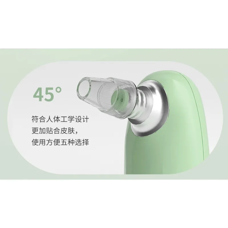 Electric Blackhead Suction Device Pore Cleaner with Hot Compress Export for Acne Removal Portable Skin Care Tool
