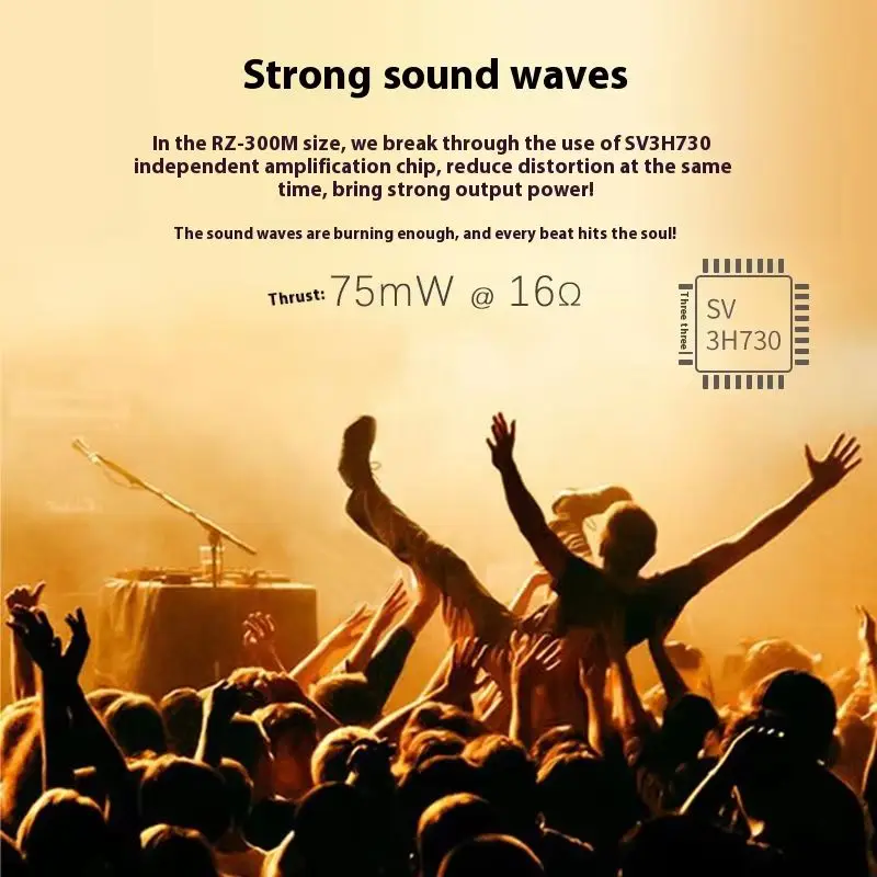 ROSESELSA RZ-300M Portable Earphone Amplifier Connection Cable Type-C to 3.5mm Headphone Adapter Customized HiFi Decoding