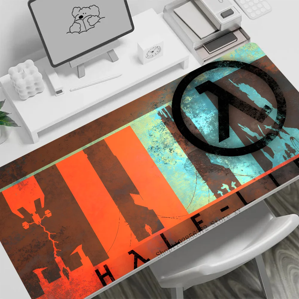 Game H-Half Life Mousepad Large Gaming Mouse Pad LockEdge Thickened Computer Keyboard Table Desk Mat