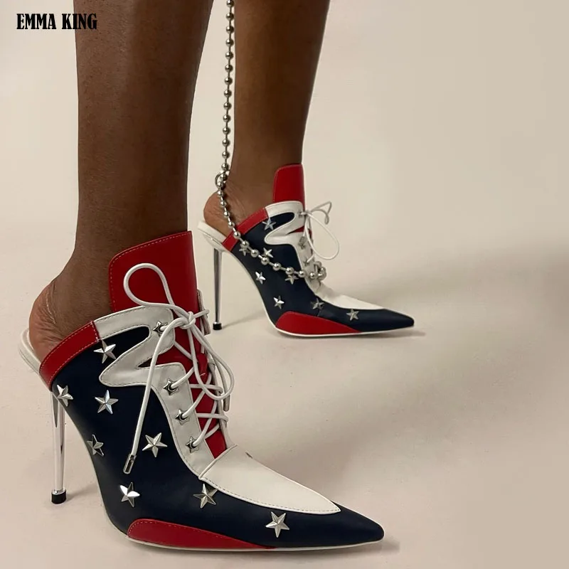 

Women Shoes High Hee Boots for Women Fashion Lace Up Heeled Women's Ankle Boots Dress Party Ladies Short Botas 2024