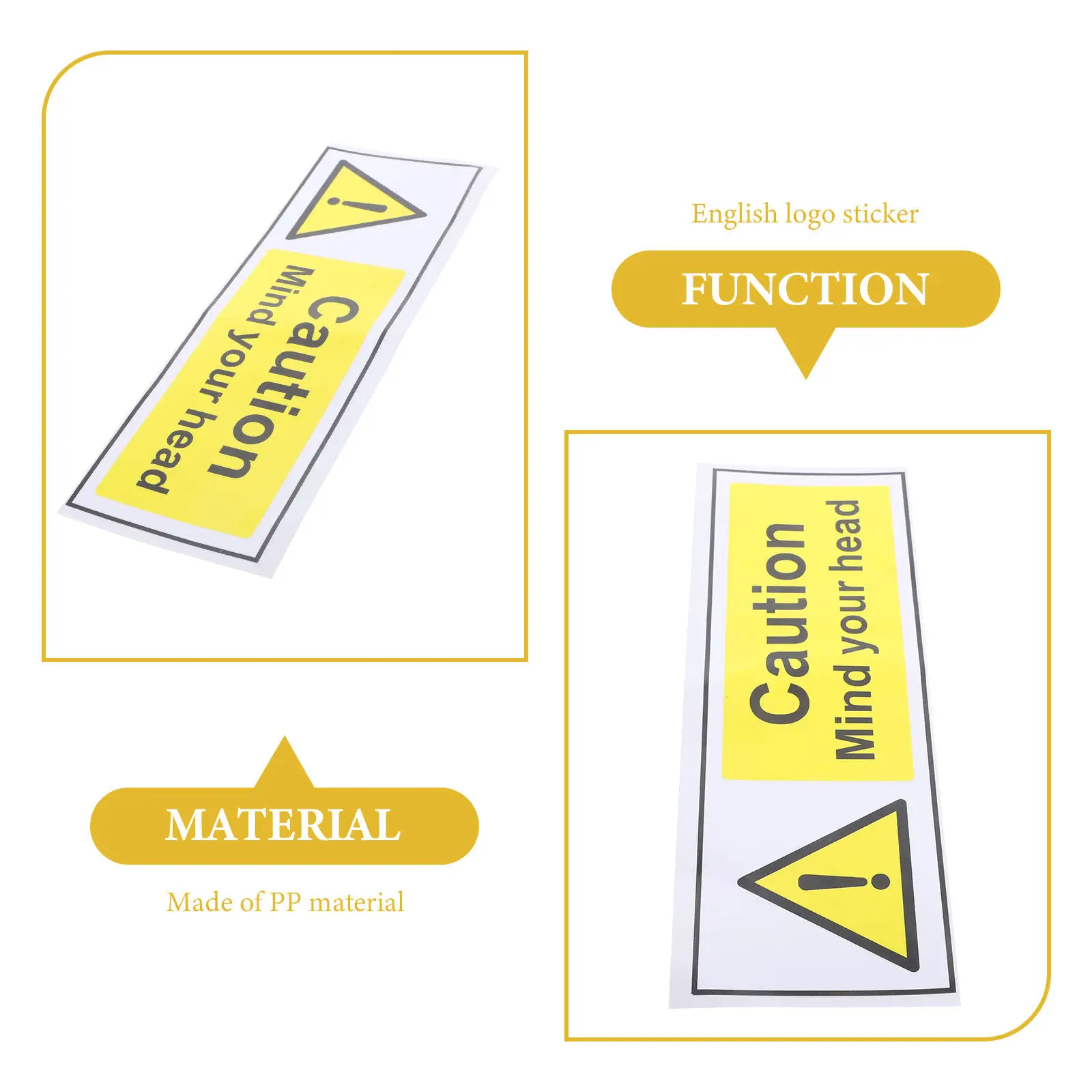 

Наклейка-идентификатор безопасности, прочная предупреждающая наклейка для использования внутри и снаружи помещений, клейкая этикетка-стикер, знаки-наклейки