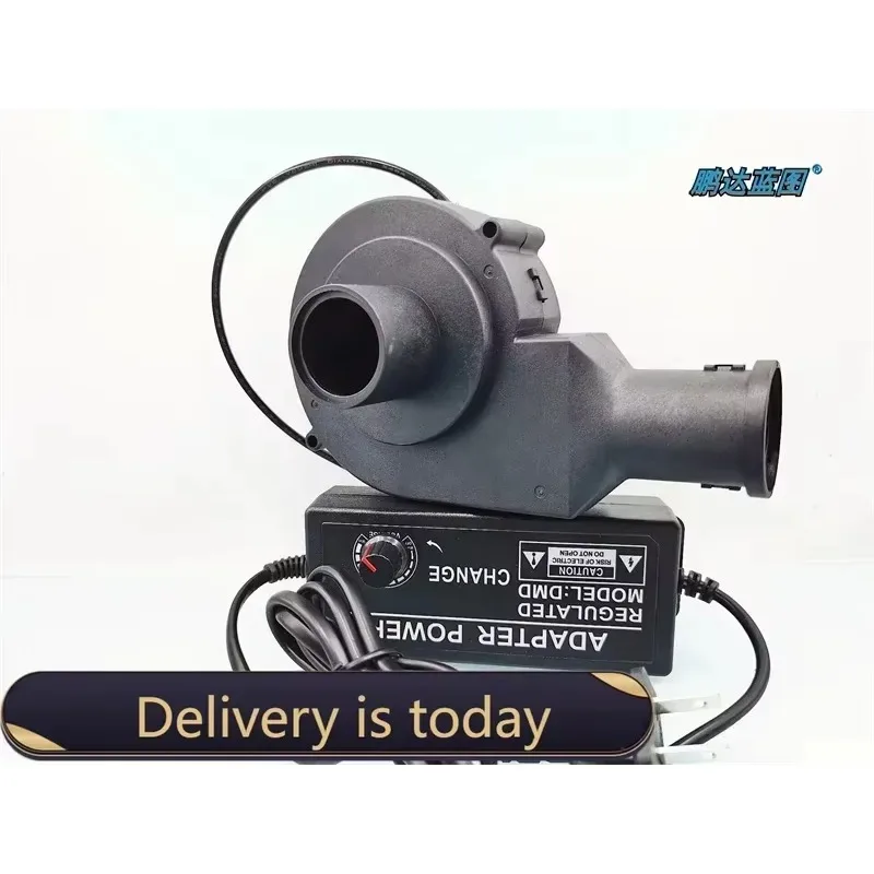 aa Barbecue stove wind gathering turbine moxibustion smoke exhaust blower 12V 1.8A high-speed double-ball fan with governor