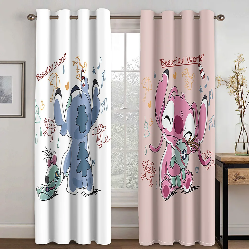 Cheap Kids Cartoon Anime 3D Children\'s Free Shipping 2 Pieces Thin Window Drape Curtain for Boy Girl Living Room Bedroom Decor