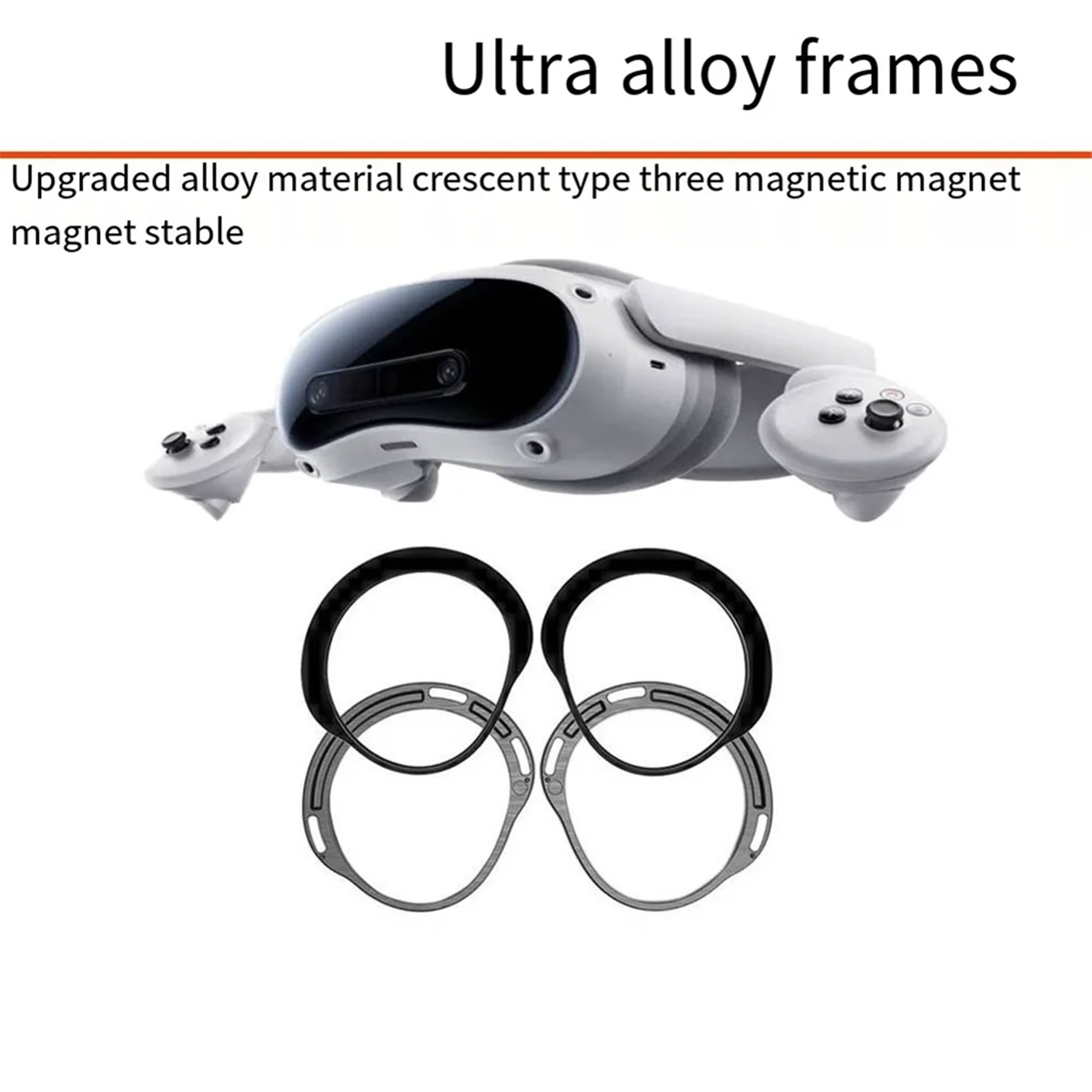 Frame Suitable for Pico4 Ultra Magnetic Glasses Frame Game Alloy Glasses Frame