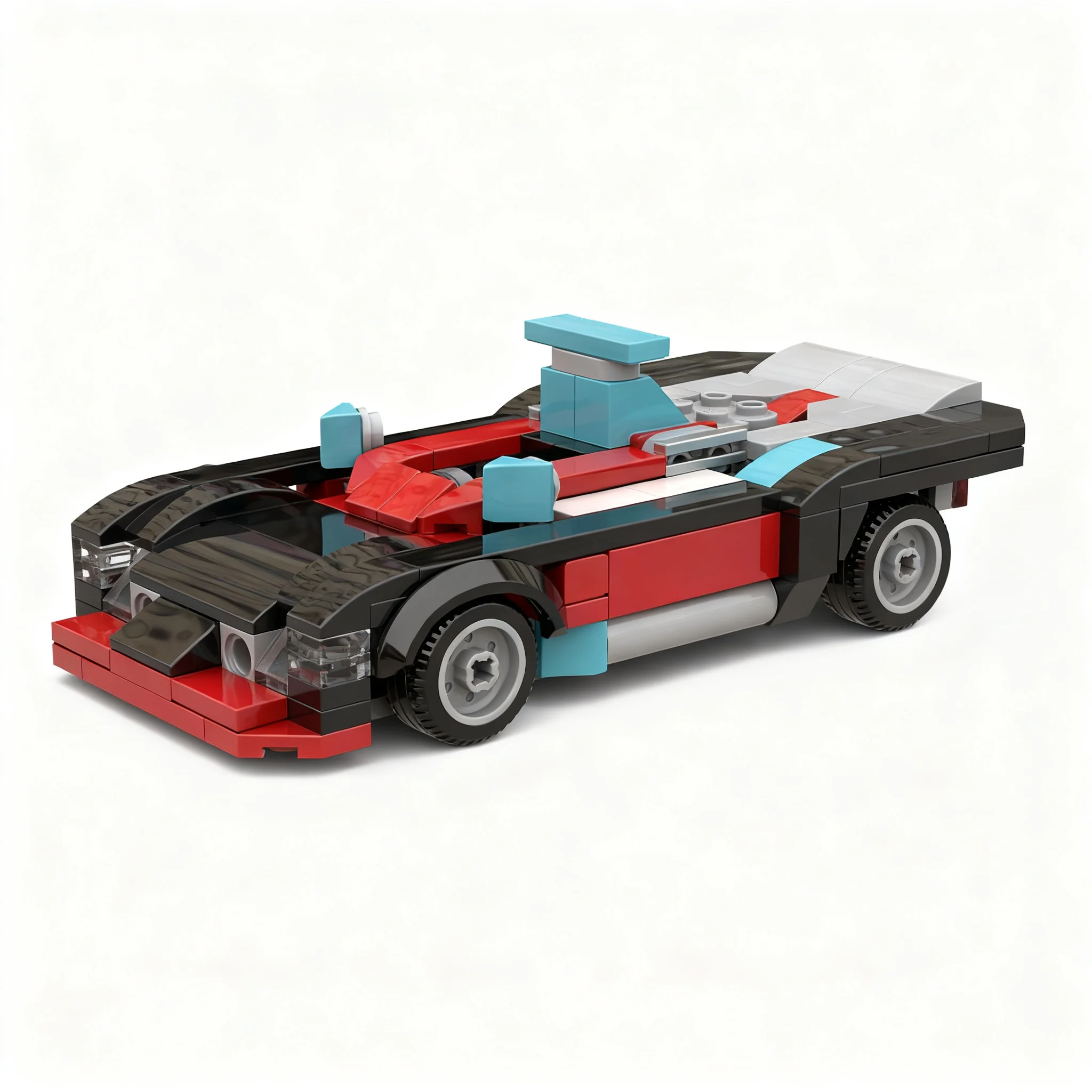 207pcs MOC Creator Creator 3-in-1 Le Mans Retro Racecar Model Building Blocks Christmas Gift Architecture Toys Art DIY 3D Idea