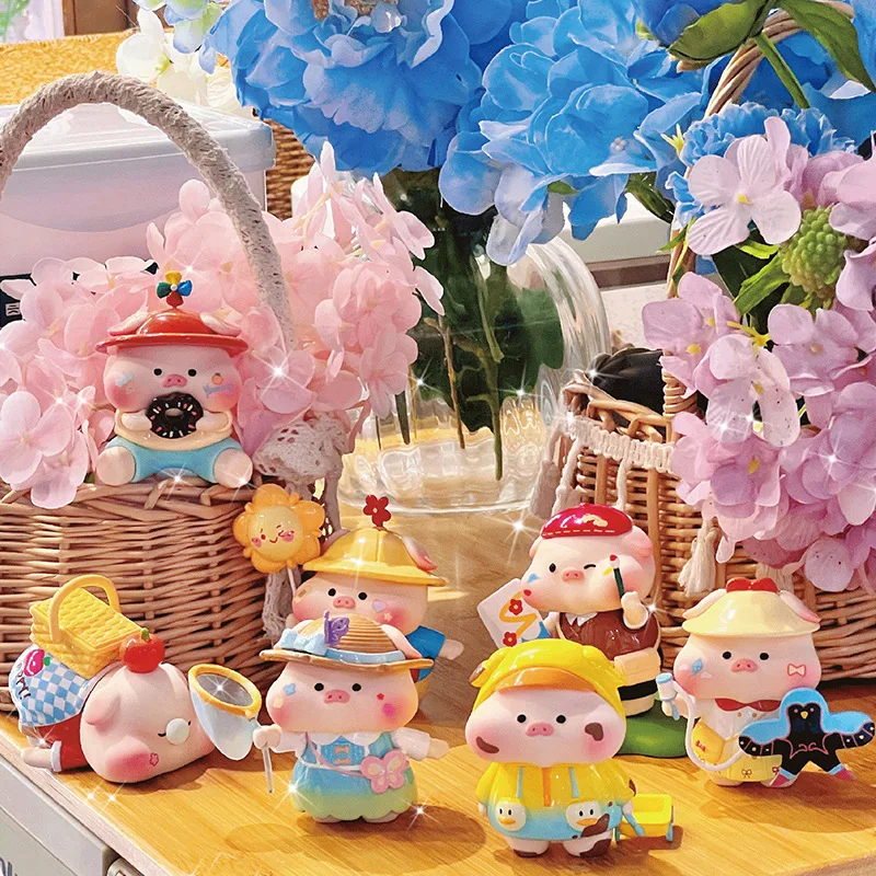 

Kawaii Pig'S Journey Cute Grain Blind Box Animal Doll Cute Grain Desktop Decoration Mysterious Box Surprise Festival Gift
