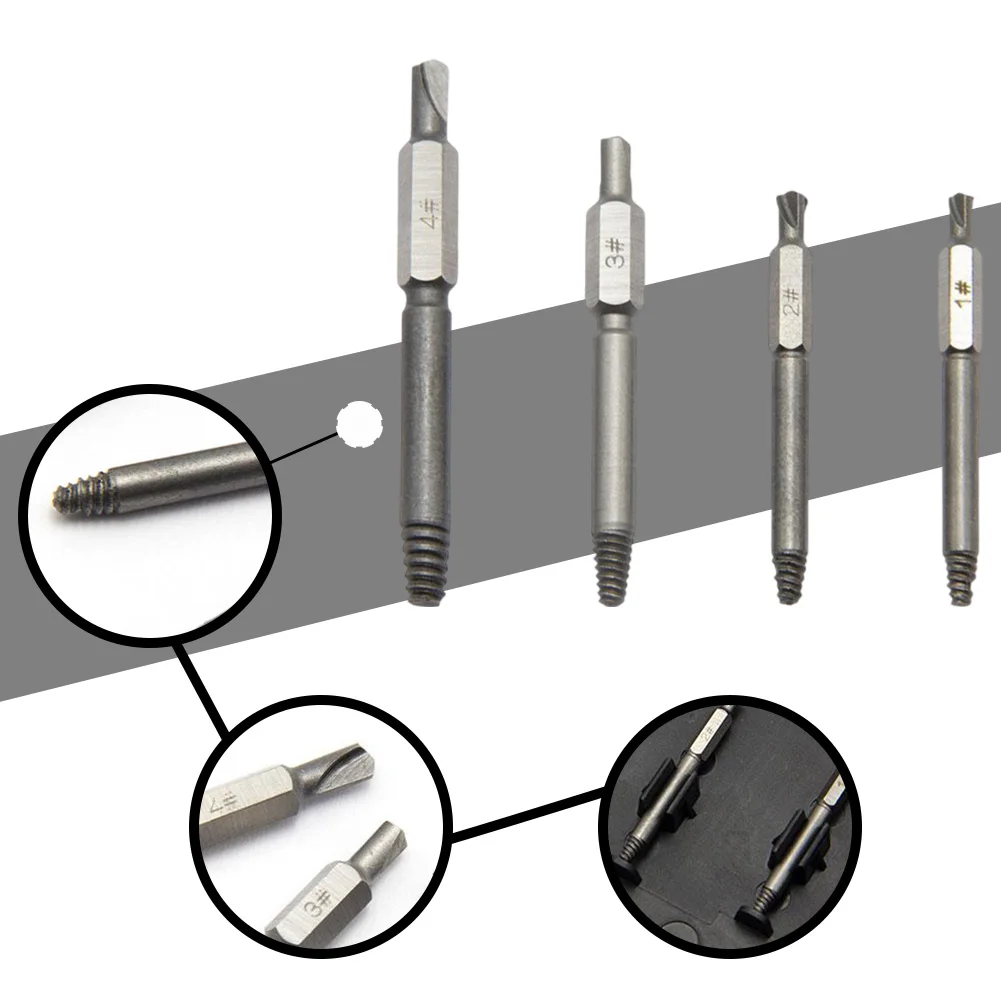 Broken Screw Remover Double-Sided Extractor High-Speed Steel Material User-Friendly Tool Design 2.7mm, 2-2.3mm