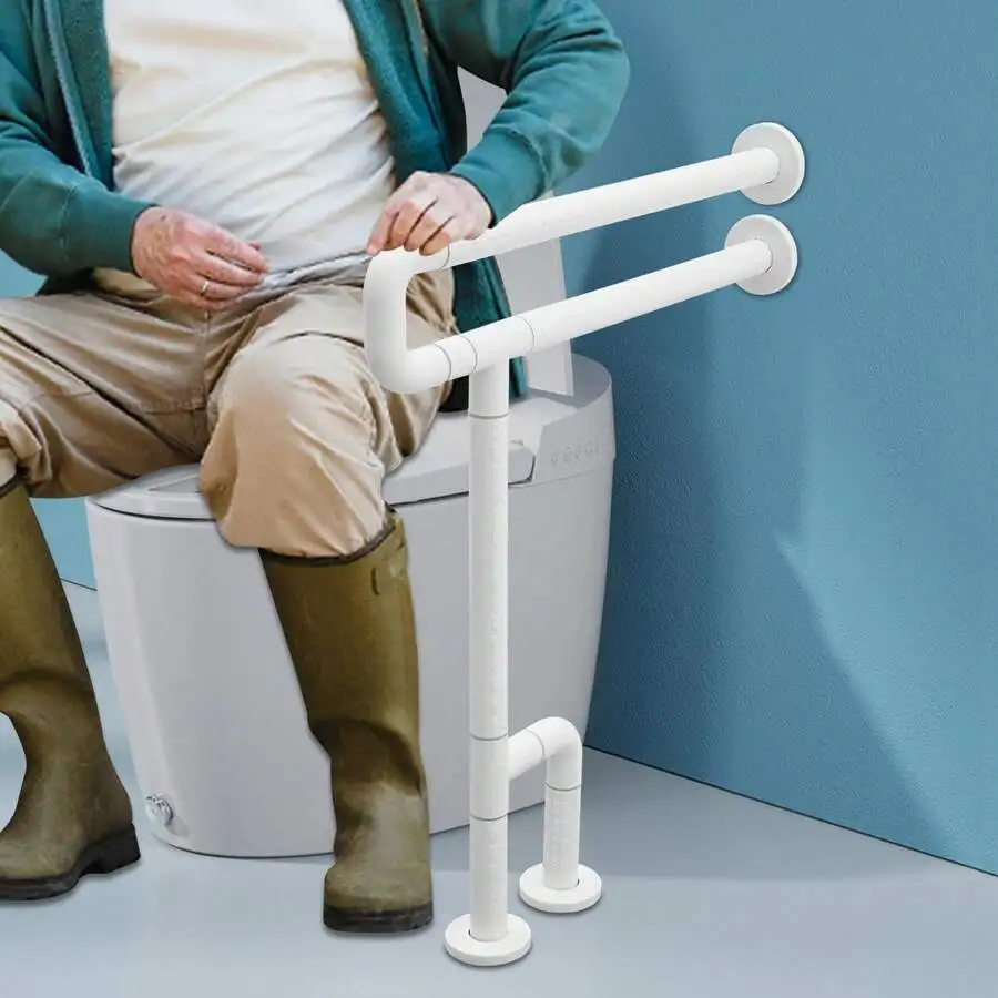 [SHZICMY]27.5inch Toilet Grab Bars,Safety Handrails Handicap For Elderly Bathroom Hand Grips Handle Assist Frame Railings Rail S