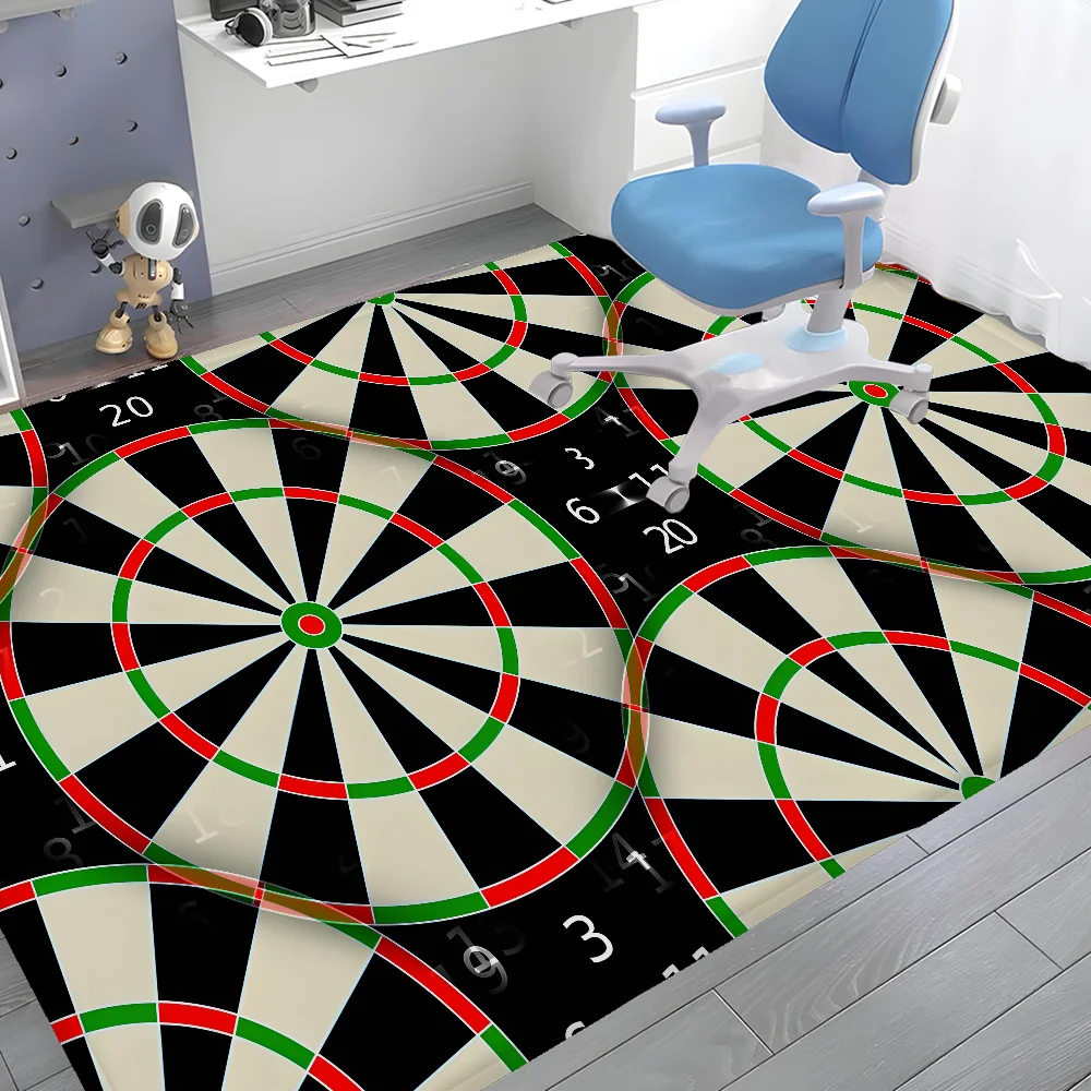 DARTS Dart Board Arrow Floor Mat INS Style Soft Bedroom Floor House Laundry Room Mat Anti-skid Household Carpets