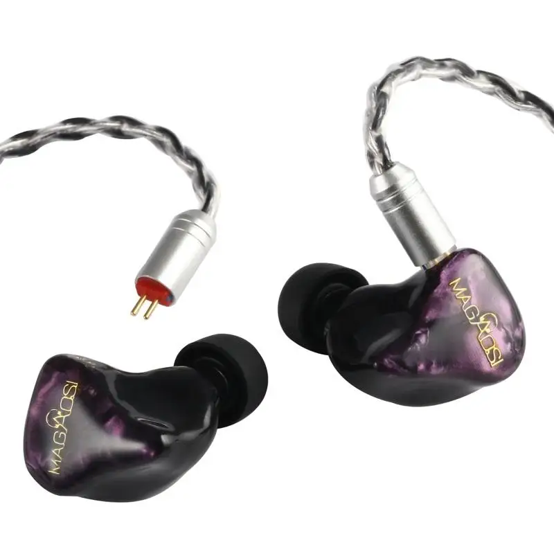 Magaosi-Écouteurs intra-auriculaires hybrides V3 2BA + 1esse triple pilote, oreillettes avec câble amovible, audiophile, musicien, IEM
