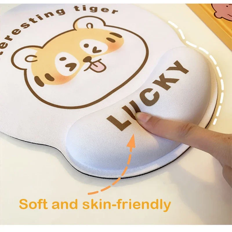 Mouse Pad Non-Slip EVA Wristband Gaming Mousepad Solid Color Mice Mat Comfortable Mouse Pad Gamer For PC Laptop 25*23