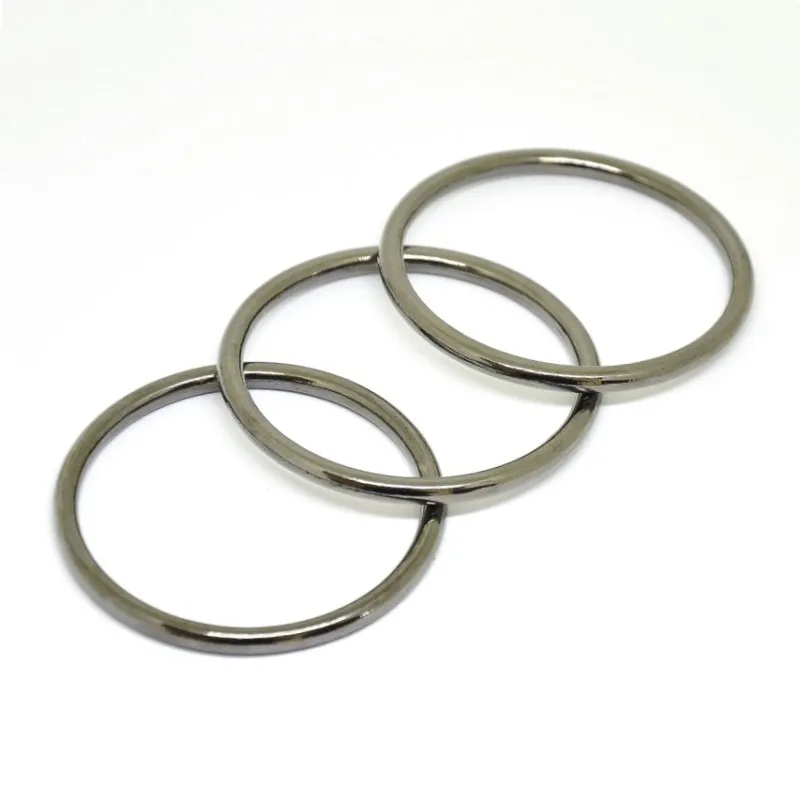 50PCS DIY Leather Craft Bag Accessories Metal Alloy O Ring Buckle 10mm/15mm/20mm/25mm/30mm/35mm/40mm/45mm/50mm/60mm/65mm/70mm