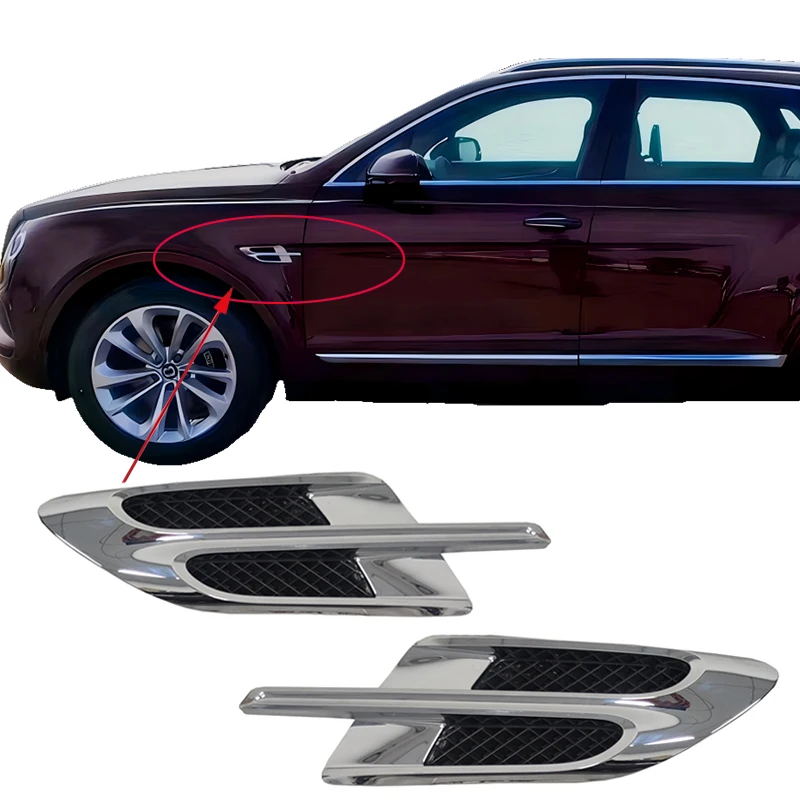 

Высококачественные автозапчасти: решетка воздухозаборника из углеродного волокна с хромированием для Bentley Bentayga 2017-2019, номера деталей 36A821273, 36A821274