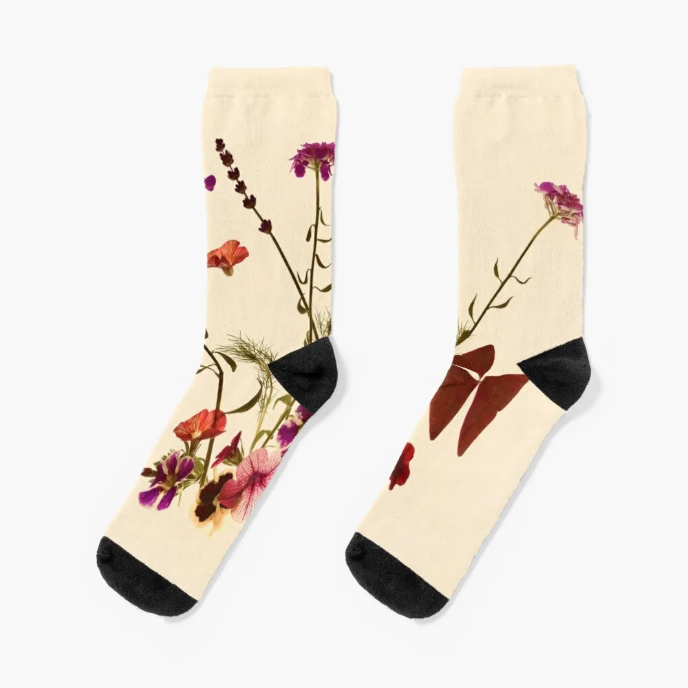 

Floranna Botanical Socks Toe sports soccer anti-slip retro tennis Designer Man Socks Women's