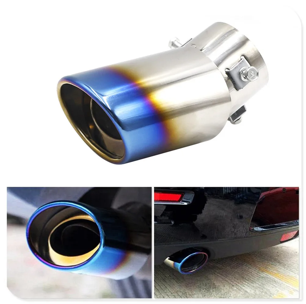 Car accessories Tail throat exhaust pipe decoration for 147 156 159 Alfetta Alfa Berlina Brera Mito Giulia Milano Romeo