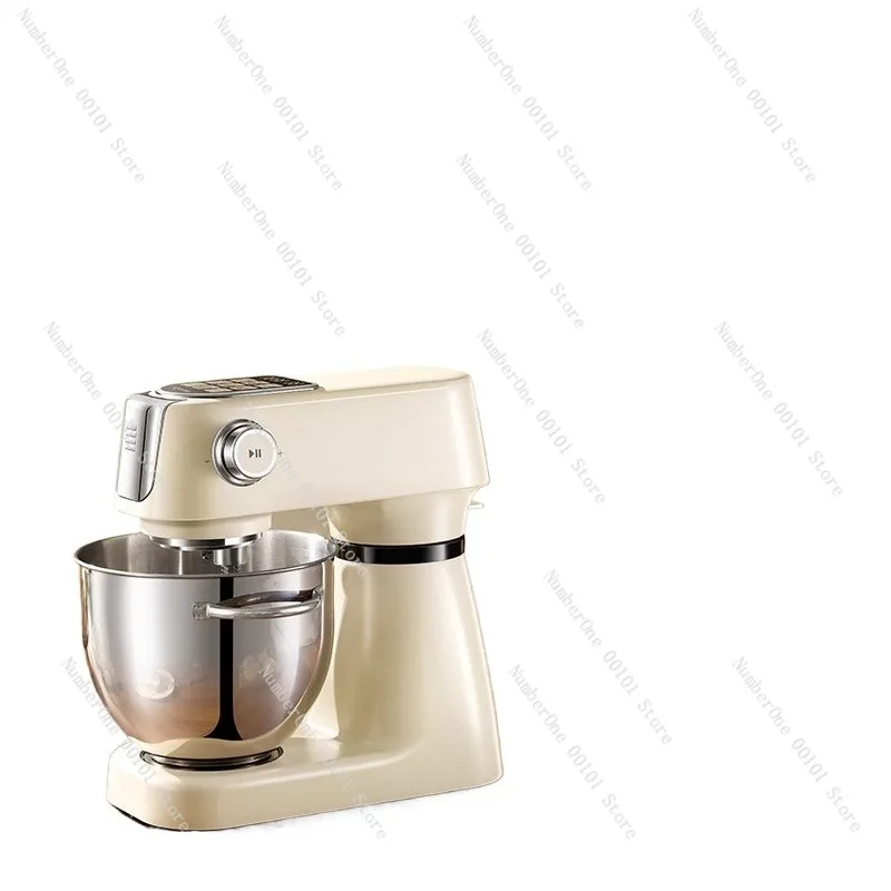 Light Sound DC Chef Machine,Household Color Screen Dough Mixer,Multifunctional Kitchen Appliance for Effortless Dough