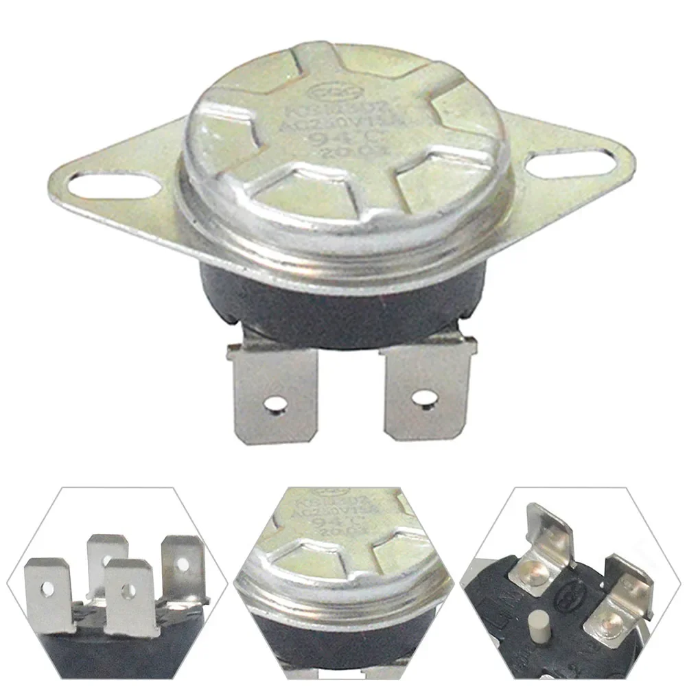 KSD302 Thermal Control Switch 1pcs AC 250V/15A Contact Sensor Thermal Thermostat Water Heater KSD302S High Quality