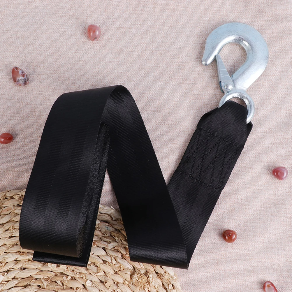 

Heavy Duty Trailer Winch Strap With Hook Vibration Resistant Durable Marine Winch Belt For Car Towing Recovery Launching